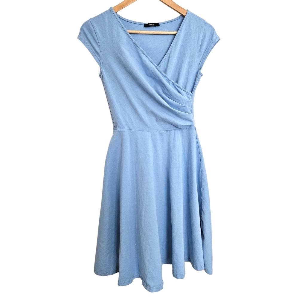 Laksmi‎ blue circle skirt dress